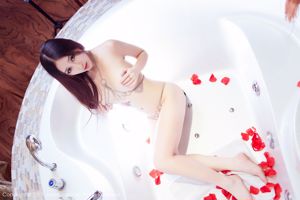 Königin Zou Jingjing "Indoor Sexy Pyjamas + Badewanne Serie" [Hideto Net XiuRen] No.411
