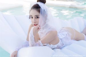 Xiaohui cindy "элегантное и сексуальное свадебное платье + черный шелк непревзойденного очарования" [秀 人 XIUREN] №1428