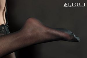 Model nogi Xiao Xiao "Trening Czarnej Jedwabnej Królowej" [丽 柜 Liguil] Internetowe piękno