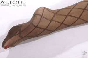 Model Tian Tian "Die Versuchung des Netzes" [Ligui LiGui] Foto von schönen Beinen und Jadefüßen
