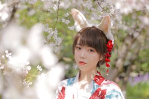 [COS สวัสดิการ] สาวน่ารัก Fushii_ Haitang - Cherry Bunny