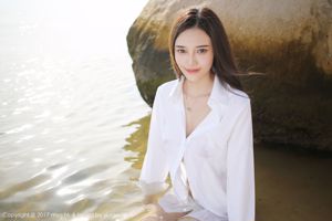 Tang Qier il "Seaside White Shirt + Kurzer Rock Serie" [Beauty My Girl] VOL.259