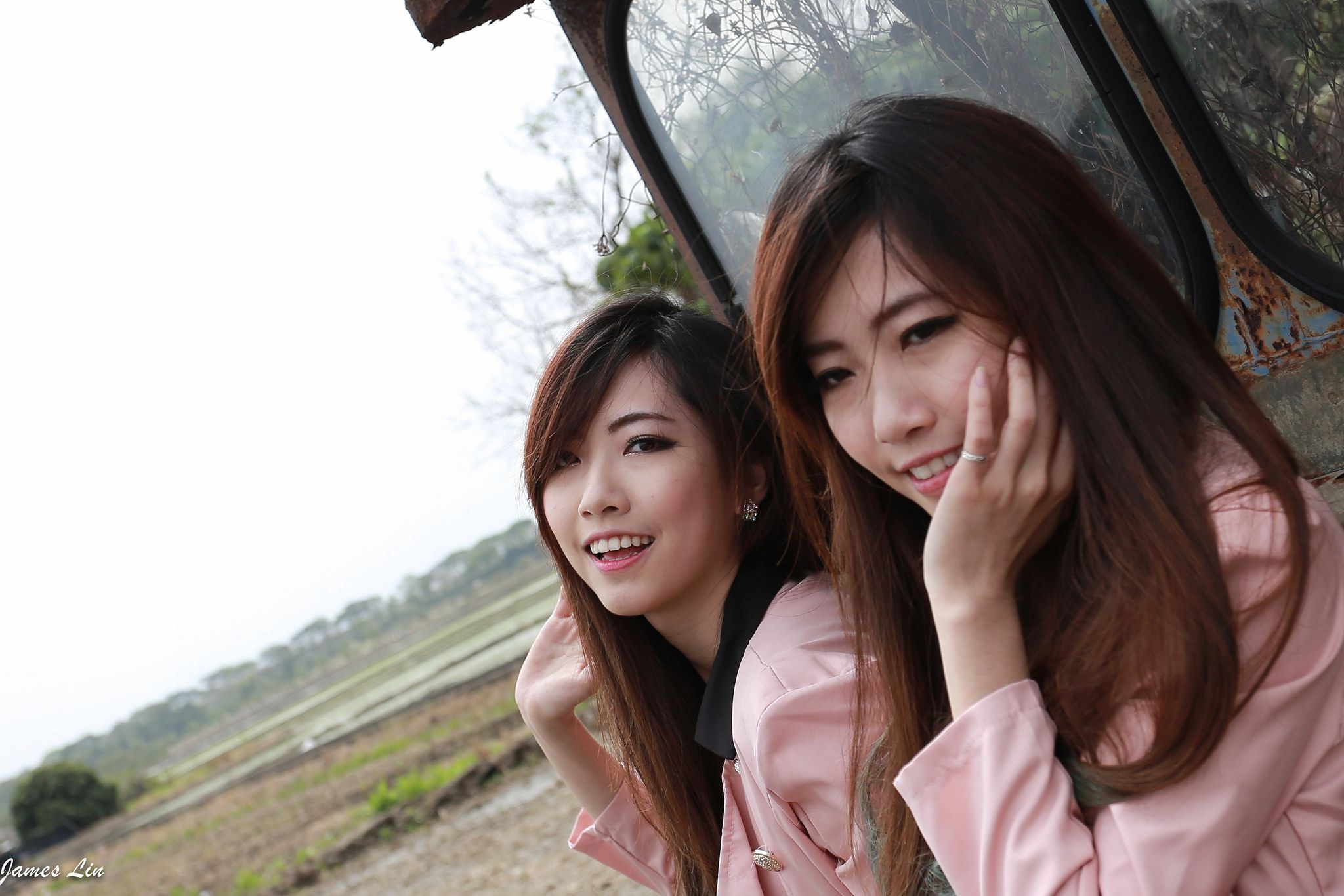 Extremely pure and sweet Taiwanese twin sisters flower fresh outdoor shoot Page 62 No.279190